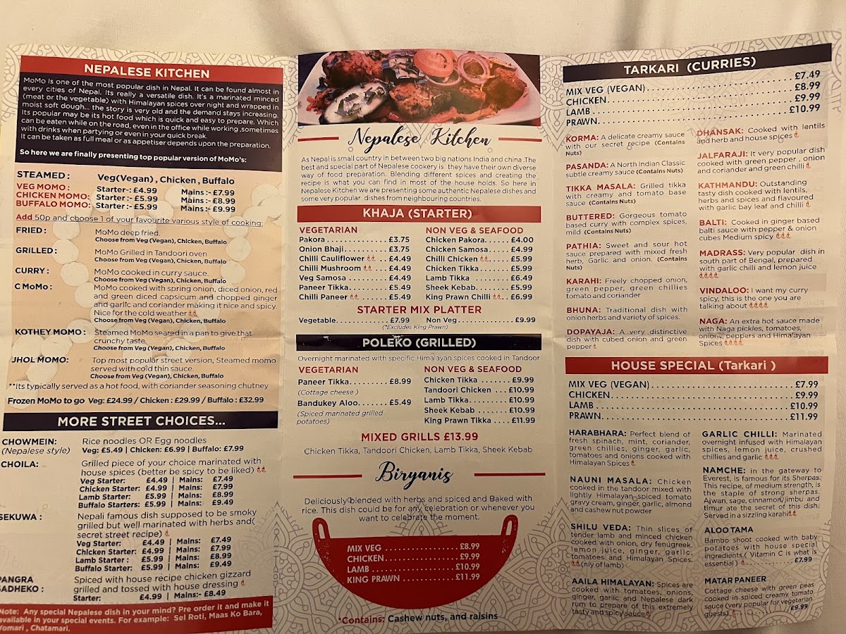 Menu Momo Nepalese Kitchen-2